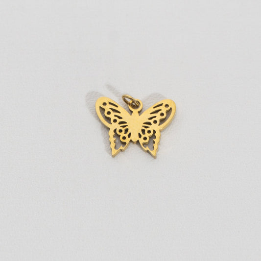 Sunshine & Bloom Set Collection Charm Stainless Steel PVD Gold Plated Set Liontin Bunga dan Matahari Hypoallergenic