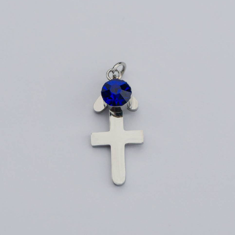 Colorful Zodiac Sign Pendant Stainless Steel PVD Gold Plated Liontin Zodiak Besar Hypoallergenic
