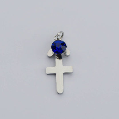 Colorful Zodiac Sign Pendant Stainless Steel PVD Gold Plated Liontin Zodiak Besar Hypoallergenic