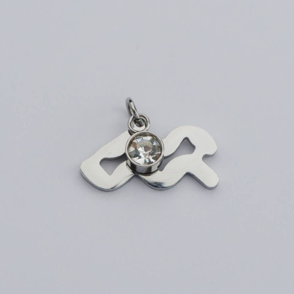 Colorful Zodiac Sign Pendant Stainless Steel PVD Gold Plated Liontin Zodiak Besar Hypoallergenic