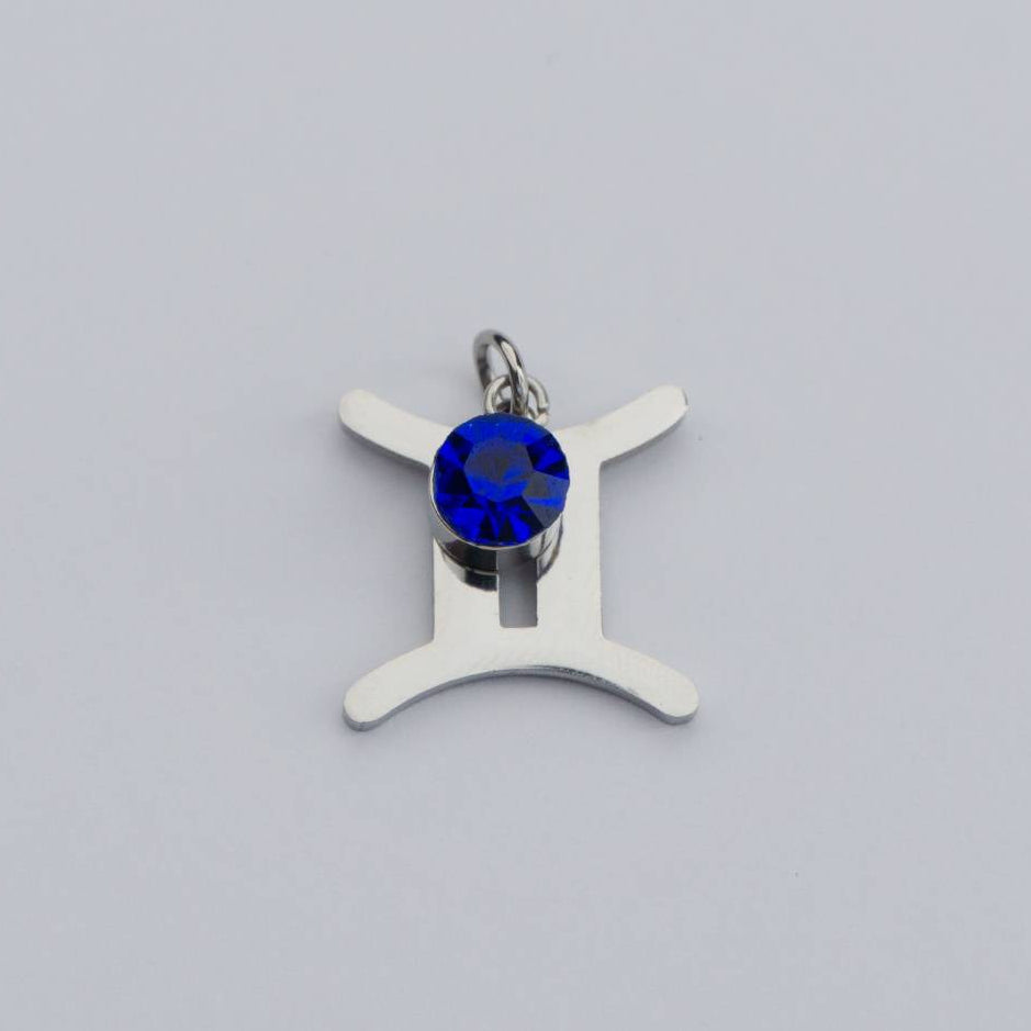 Colorful Zodiac Sign Pendant Stainless Steel PVD Gold Plated Liontin Zodiak Besar Hypoallergenic