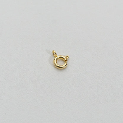 (5pcs) Mini Round Clasp DIY Stainless Steel PVD Gold Plated Pengait Bulat Hypoallergenic