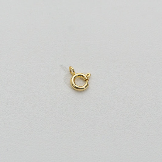 (5pcs) Mini Round Clasp DIY Stainless Steel PVD Gold Plated Pengait Bulat Hypoallergenic