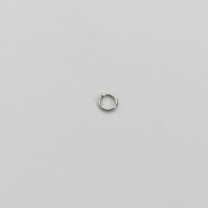 (20 pcs) 5mm Jump Ring O DIY Stainless Steel PVD Gold Plated Ring O bulat Hypoallergenic