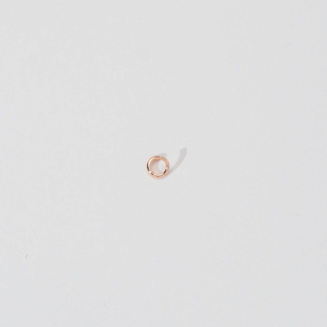 (20 pcs) 4mm Jump Ring O DIY Stainless Steel Gold Plating Ring O bulat Hypoallergenic