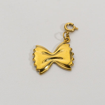 Plain Candy Pendant Stainless Steel PVD Gold Plated Liontin Permen Hypoallergenic