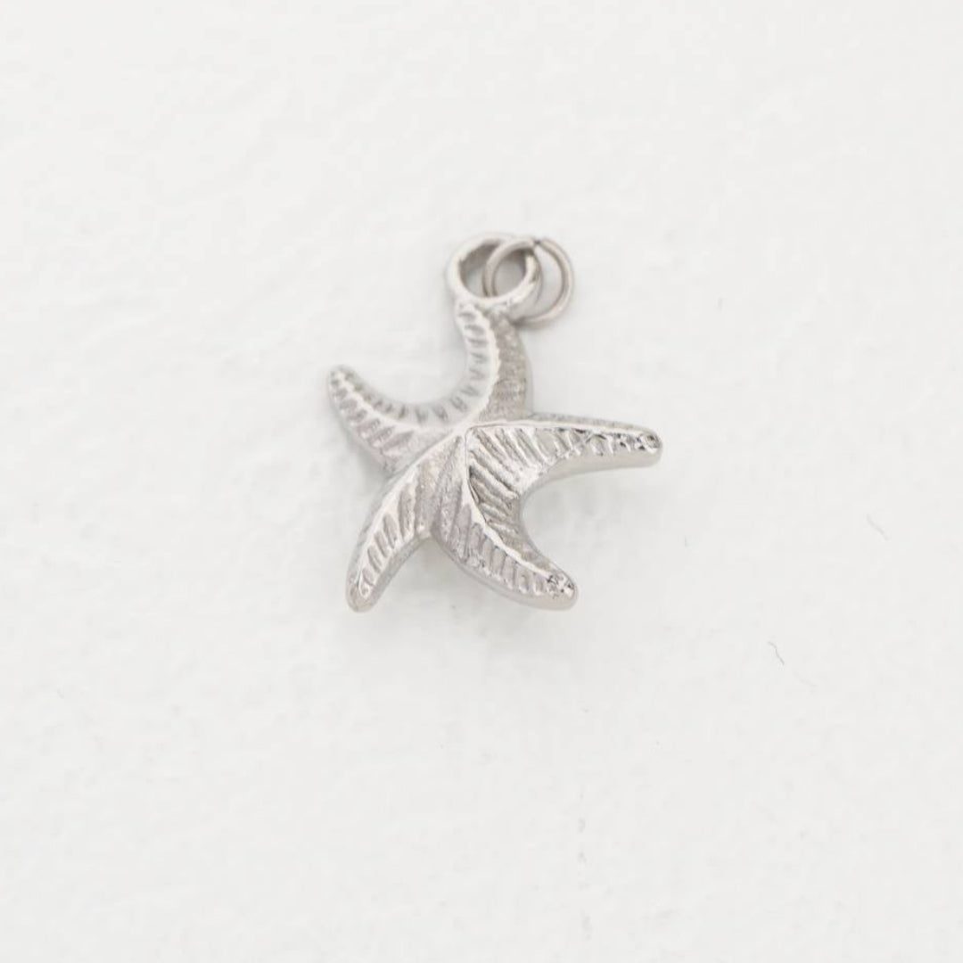 (2cm) Ocean Starfish Charm Stainless Steel PVD Gold Plated Liontin Bintang Laut Hypoallergenic