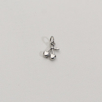 Plain Mini Cherry Charms Stainless Steel PVD Gold Plated Liontin Ceri Kecil Hypoallergenic