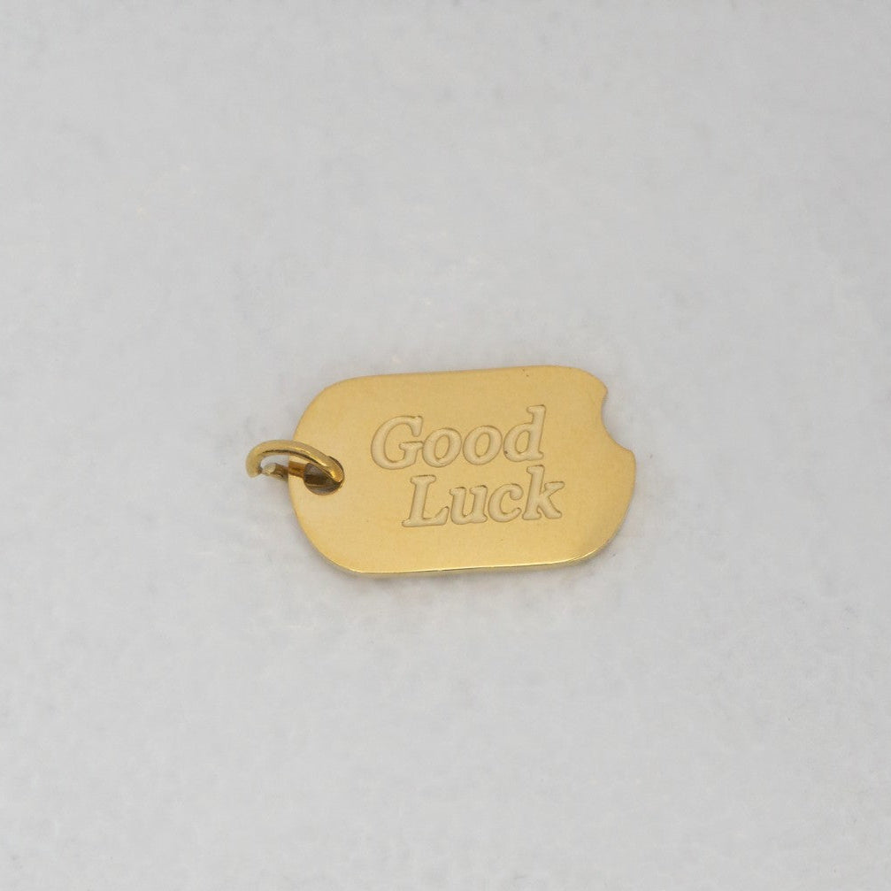 Minimalist Good Fortune Set Collection Charm Stainless Steel PVD Gold Plated Set Liontin Keberuntungan Hypoallergenic