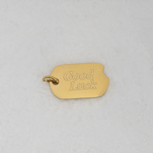 Minimalist Good Fortune Set Collection Charm Stainless Steel PVD Gold Plated Set Liontin Keberuntungan Hypoallergenic