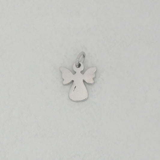 Silver Guardian Angel Religious Set Collection Charm Stainless Steel Set Liontin Malaikat Hypoallergenic