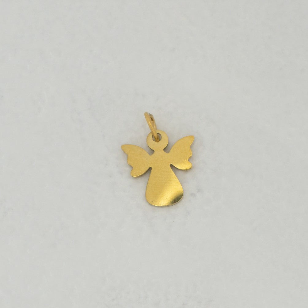 Feather Wings Belief Set Collection Charm Stainless Steel PVD Gold Plated Set Liontin Malaikat Hypoallergenic