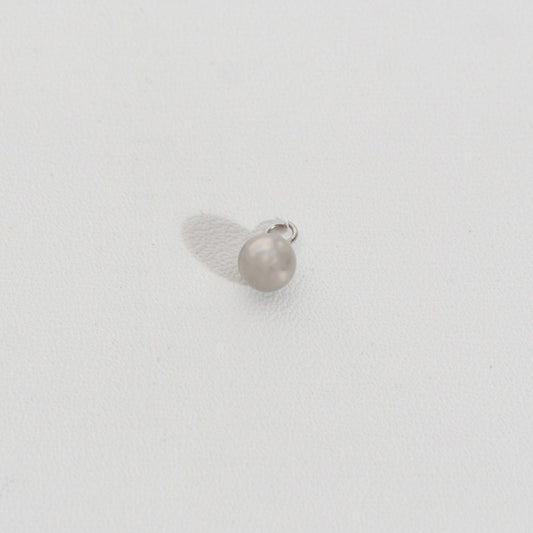 Plain Ball Charm Stainless Steel PVD Gold Plated Liontin Bola Polos Hypoallergenic