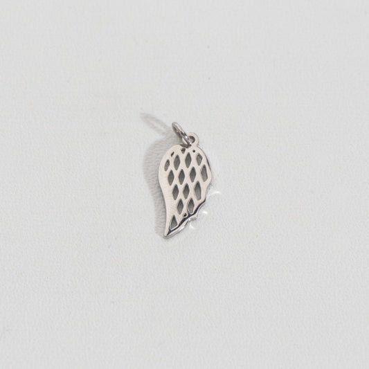 Plain Angel Wings Charm Stainless Steel PVD Gold Plated Liontin Sayap Hypoallergenic