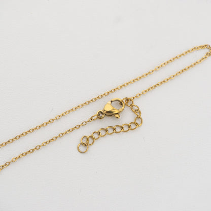 (18+3cm) Rolo Chain Bracelet Stainless Steel PVD Gold Plated Rantai Gelang Rolo Hypoallergenic