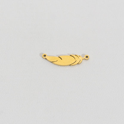 Feather Wings Belief Set Collection Charm Stainless Steel PVD Gold Plated Set Liontin Malaikat Hypoallergenic