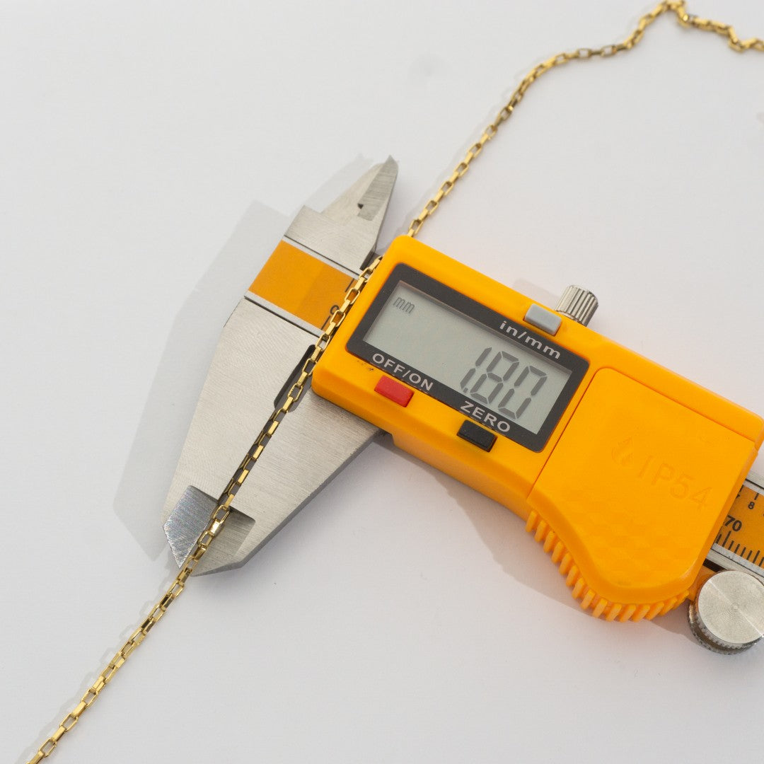 Minimalist Box Chain Toggle Necklace Stainless Steel PVD Gold Plated Rantai Kalung Itali Kaca Dengan Pengait Toggle Hypoallergenic