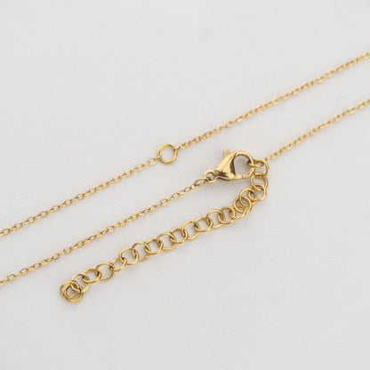 Rolo Chain For DIY Necklace Stainless Steel PVD Gold Plated Rantai Kalung DIY Hypoallergenic