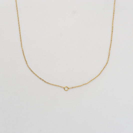 Rolo Chain For DIY Necklace Stainless Steel PVD Gold Plated Rantai Kalung DIY Hypoallergenic