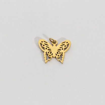 Sunshine & Bloom Set Collection Charm Stainless Steel PVD Gold Plated Set Liontin Bunga dan Matahari Hypoallergenic