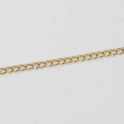 (4mm) Cable Unfinished Chain For Extender Rantai Stainless Steel Rantai Meteran Tipis Rantai Tambahan Kalung Gelang Hypoallergenic