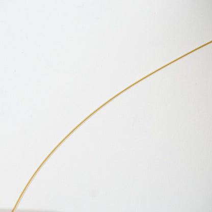 (25meter) Beading Nylon Wire DIY Craft Stainless Steel PVD Gold Plated Kawat Manik Anti Karat Hypoallergenic