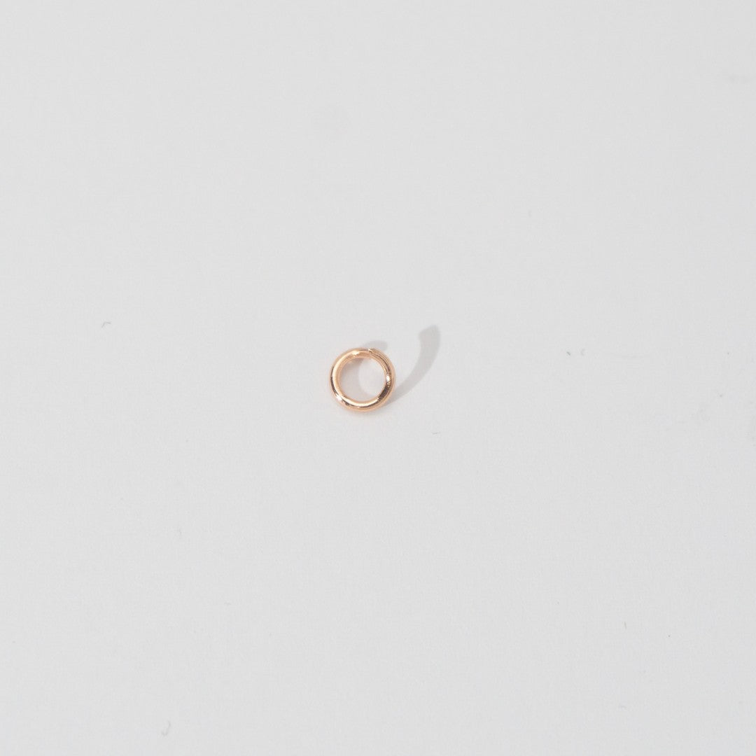 (20 pcs) 5mm Jump Ring O DIY Stainless Steel Gold Plating Ring O bulat Hypoallergenic