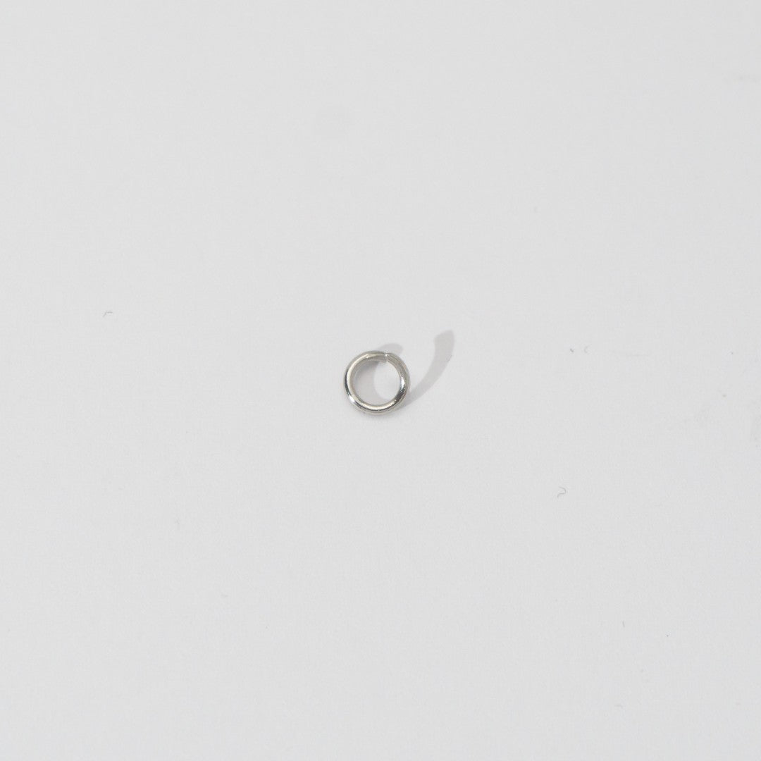 (20 pcs) 5mm Jump Ring O DIY Stainless Steel Gold Plating Ring O bulat Hypoallergenic