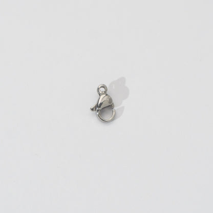 (5 pcs) 10mm Lobster Clasp DIY Stainless Steel Gold Plating Kokot Udang Pengait Kalung Gelang Hypoallergenic
