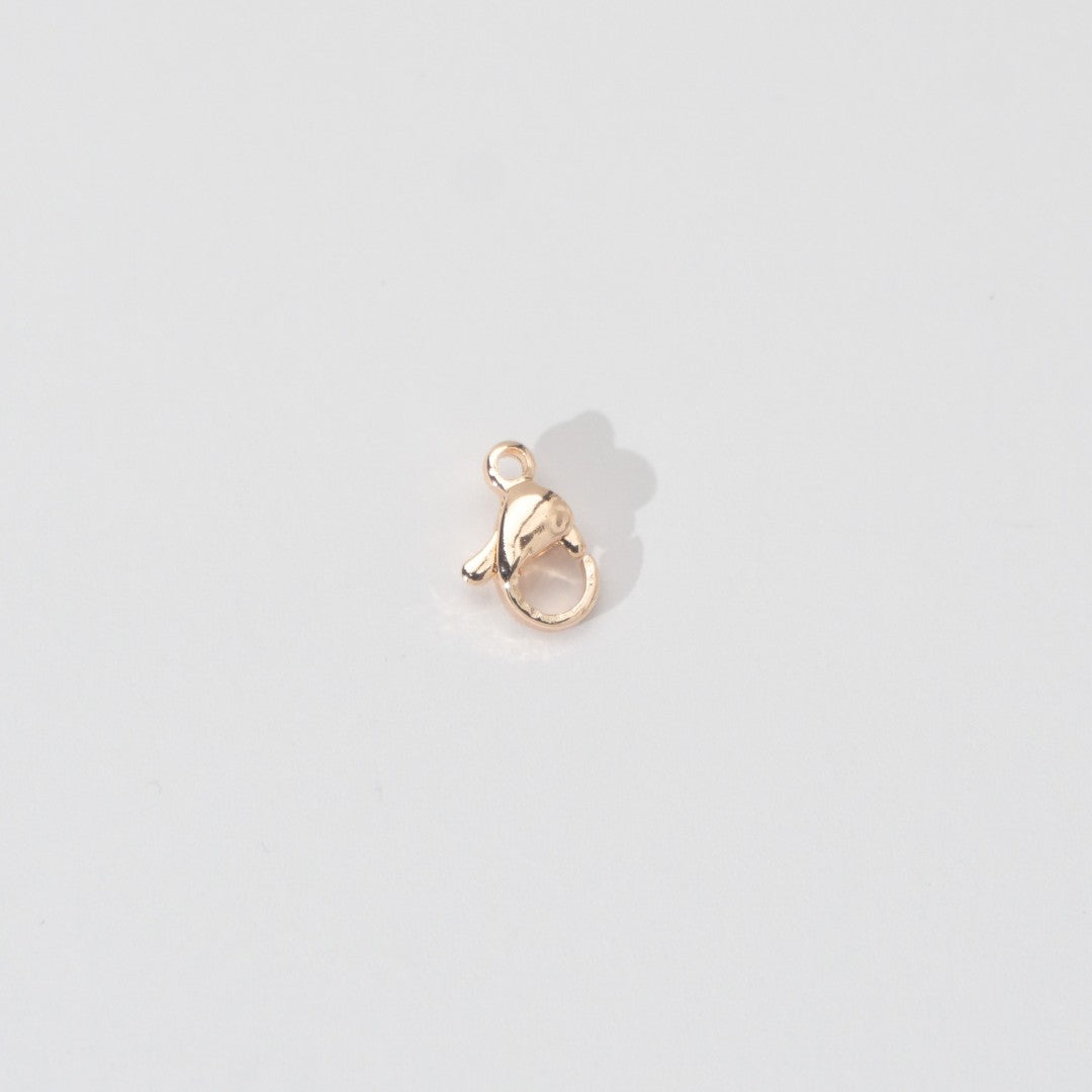 (5 pcs) 10mm Lobster Clasp DIY Stainless Steel Gold Plating Kokot Udang Pengait Kalung Gelang Hypoallergenic