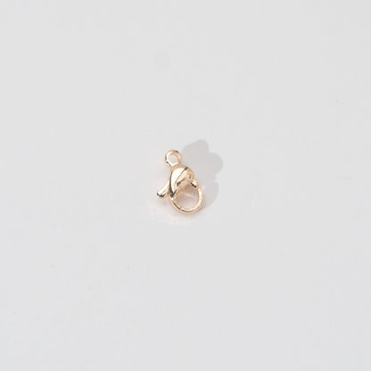 (5 pcs) 10mm Lobster Clasp DIY Stainless Steel Gold Plating Kokot Udang Pengait Kalung Gelang Hypoallergenic