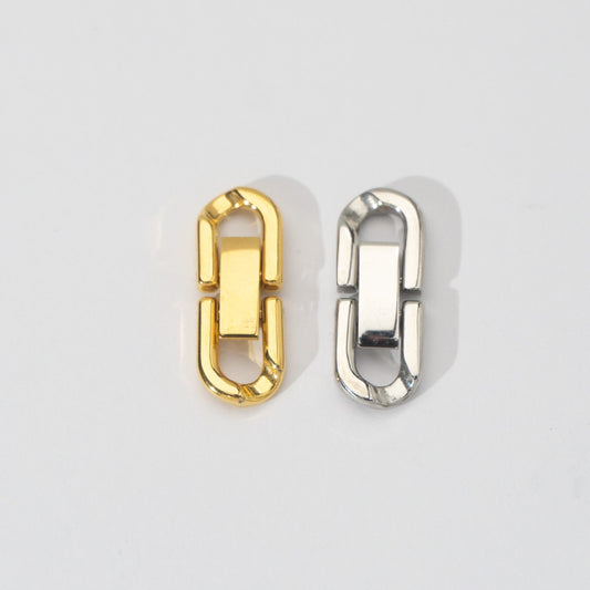 Watch Band Style Clasp DIY Stainless Steel PVD Gold Pengait Gelang Kalung Jam Hypoallergenic