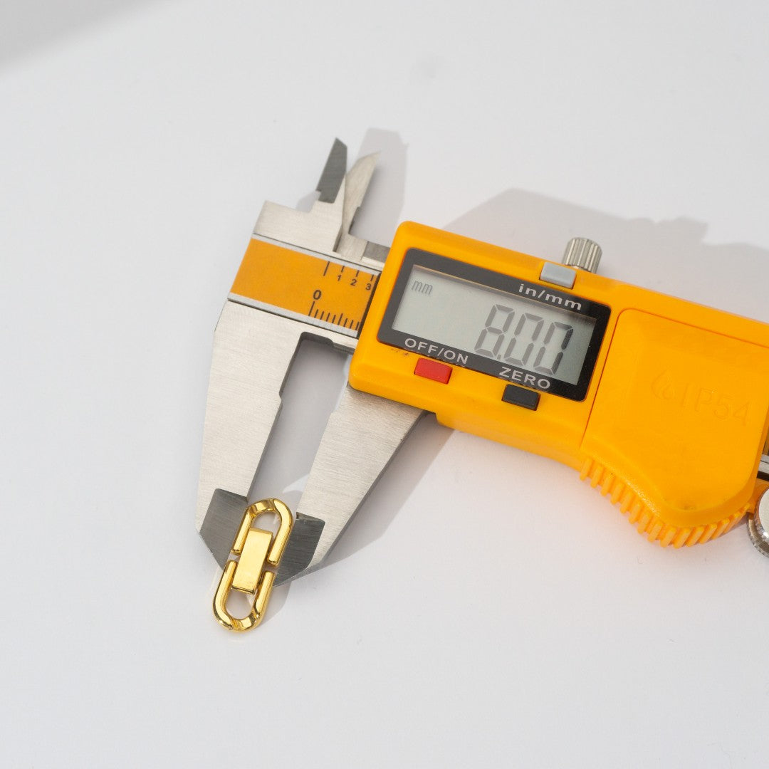 Watch Band Style Clasp DIY Stainless Steel PVD Gold Pengait Gelang Kalung Jam Hypoallergenic