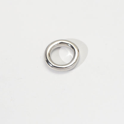 (14mm) Round Bead Spacer Stainless Steel PVD Gold Plated Liontin Spacer Hypoallergenic