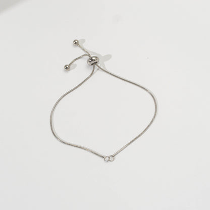 Snake Chain unfinished Adjustable Bracelet Daily Wear Stainless Steel PVD Gold Plated Rantai Gelang Serut Hypoallergenic