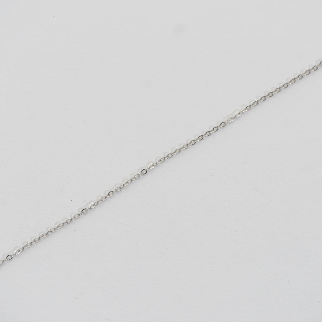 (1.2mm) Cable Unfinished Chain Rantai Stainless Steel Rantai Meteran Tipis Hypoallergenic