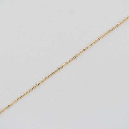 (1.2mm) Cable Unfinished Chain Rantai Stainless Steel Rantai Meteran Tipis Hypoallergenic