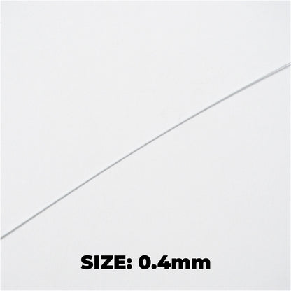 (25meter) Beading Nylon Wire DIY Craft Stainless Steel PVD Gold Plated Kawat Manik Anti Karat Hypoallergenic