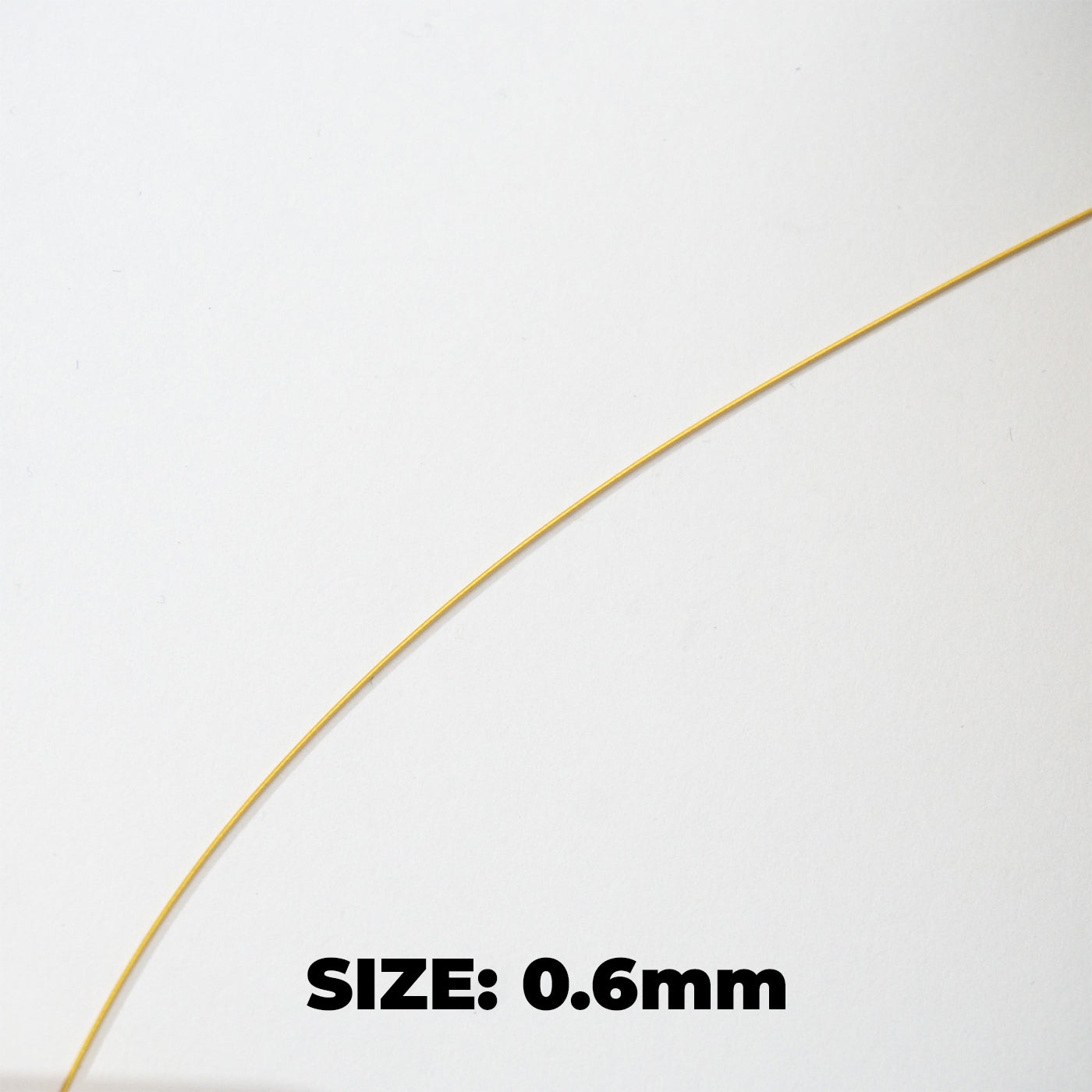 (25meter) Beading Nylon Wire DIY Craft Stainless Steel PVD Gold Plated Kawat Manik Anti Karat Hypoallergenic