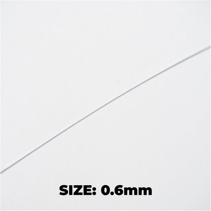 (25meter) Beading Nylon Wire DIY Craft Stainless Steel PVD Gold Plated Kawat Manik Anti Karat Hypoallergenic
