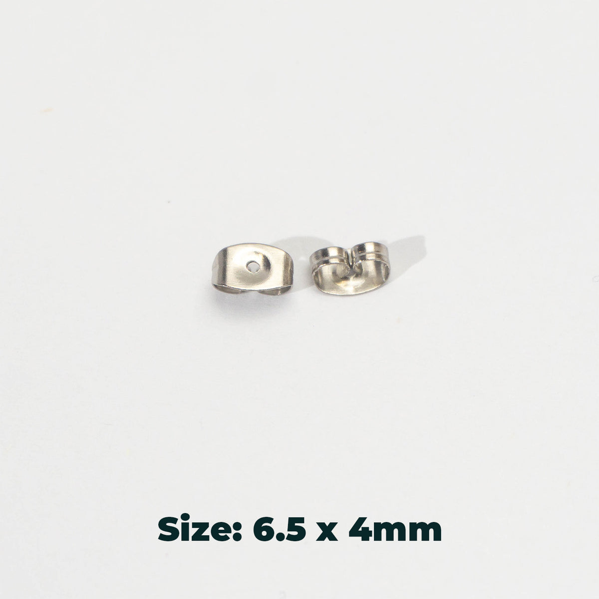 ZOLVEN - (5 pair) Earring back Stopper Metal DIY Stainless Steel PVD Gold Plated Penahan Anting Hypoallergenic