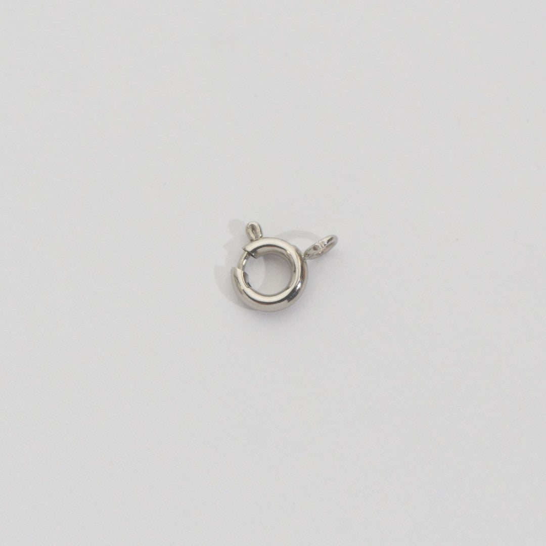 (9mm) 5pcs Mini Round Clasp DIY Stainless Steel PVD Gold Plated Pengait Bulat Hypoallergenic