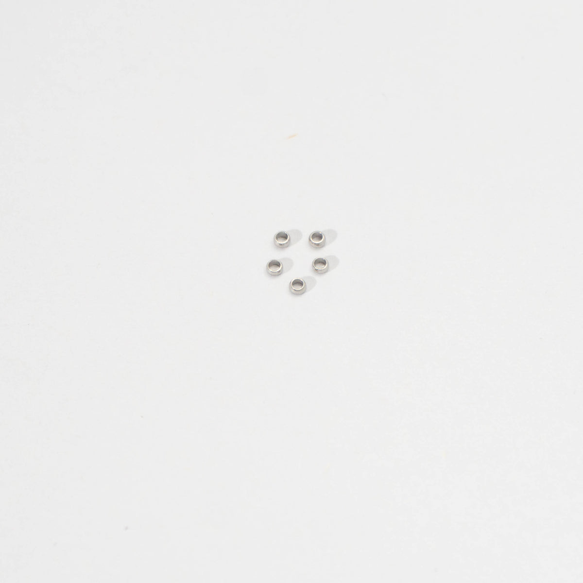 (1Gram) Crimp beads Stopper For DIY Jewelry Accessories Making Stainless Steel PVD Gold Plated Merica Bulat Hy