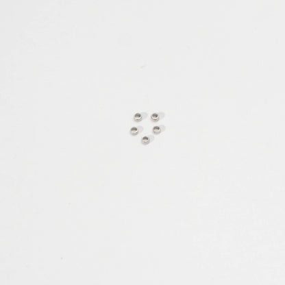 (1Gram) Crimp beads Stopper For DIY Jewelry Accessories Making Stainless Steel PVD Gold Plated Merica Bulat Hy